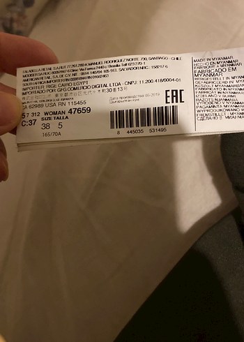 Kadın Haki Kumaş normal bel havuç pantolon - Görsel 6