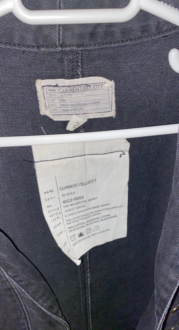 Düğmeli Siyah Denim Kadın Ceket - Görsel 5