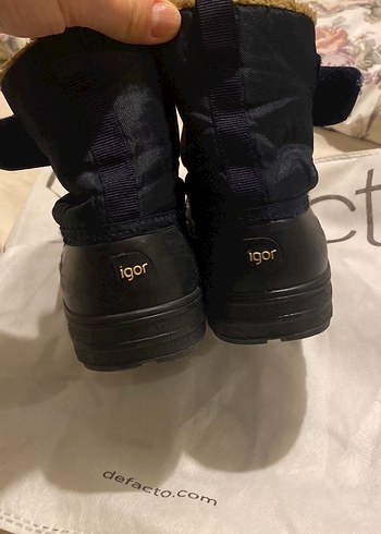 Lacivert İgor çocuk bot - Görsel 4