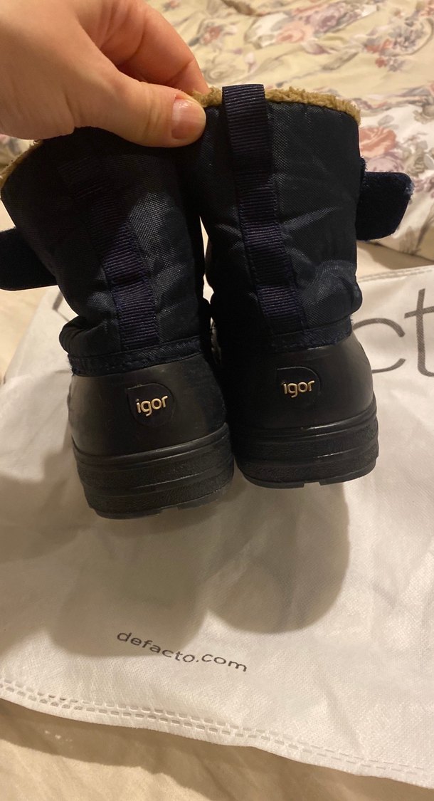 Lacivert İgor çocuk bot - Görsel 4