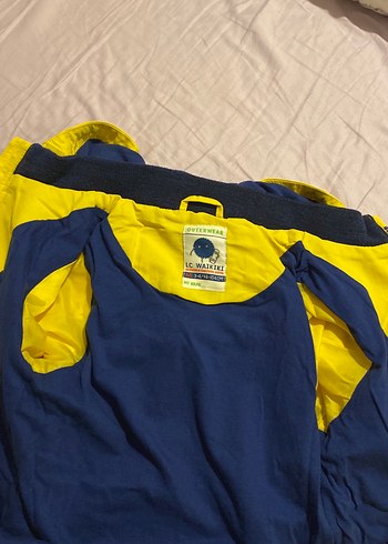 Sarı Kapüşonlu Fermuarlı Çocuk yağmurluk - Görsel 7