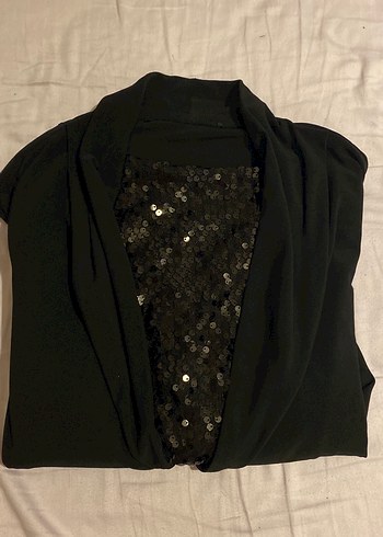 Payetli kadın bluz - Görsel 5