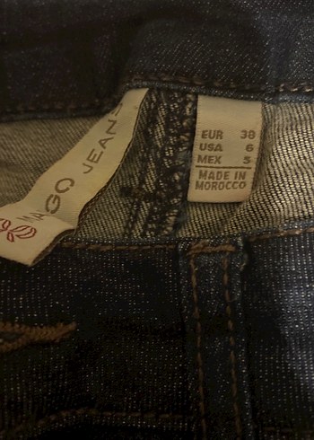 Mango kadın Kot Pantolon - Görsel 3