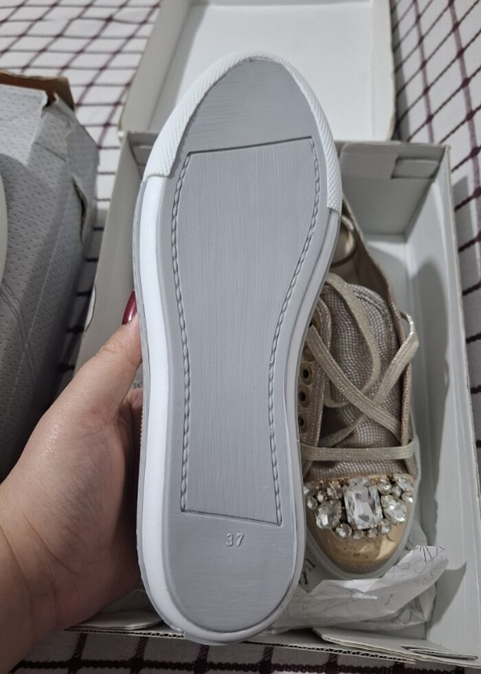 Taşlı Sneaker - Görsel 3