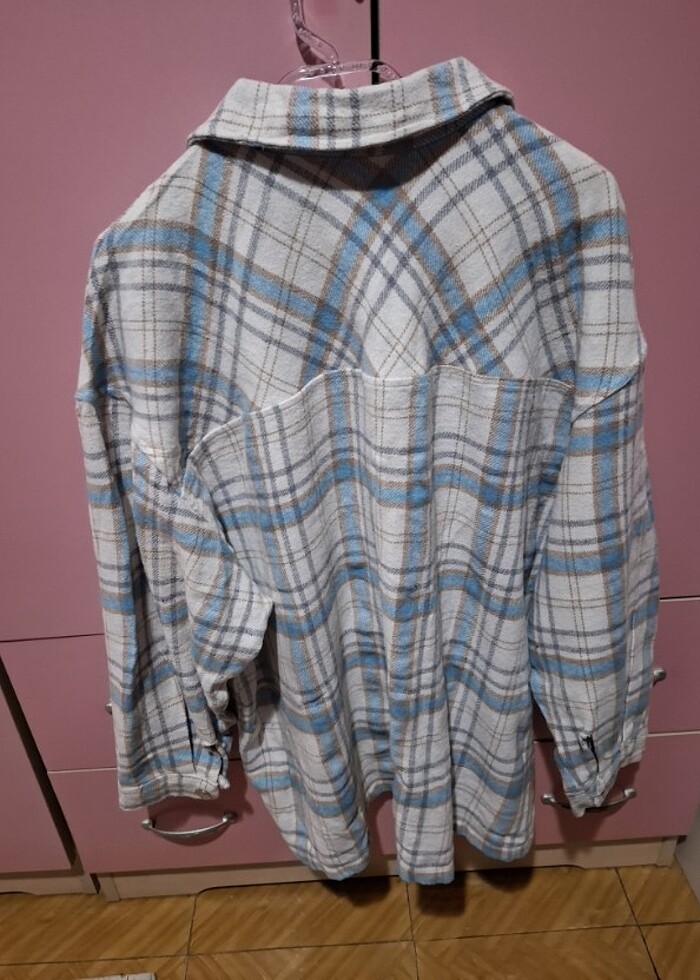 Mavi oduncu gömleği - Görsel 3