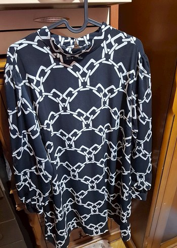 LCW Zincir Desenli Siyah Uzun Kollu Bluz - Görsel 5