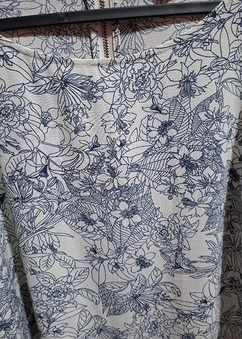 LCW Uzun Kollu Desenli Bluz - Görsel 2