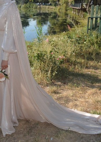 Bohem Tarzı Uzun A Kesim abiye nişan nikah abiye
