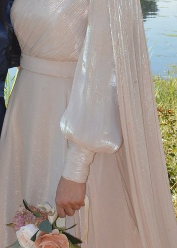 40 Beden Bohem Tarzı Uzun A Kesim abiye nişan nikah abiye