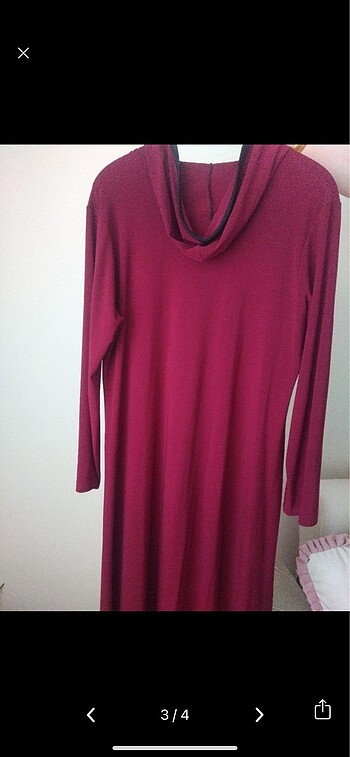 Tesettür uzun ceket - Görsel 3