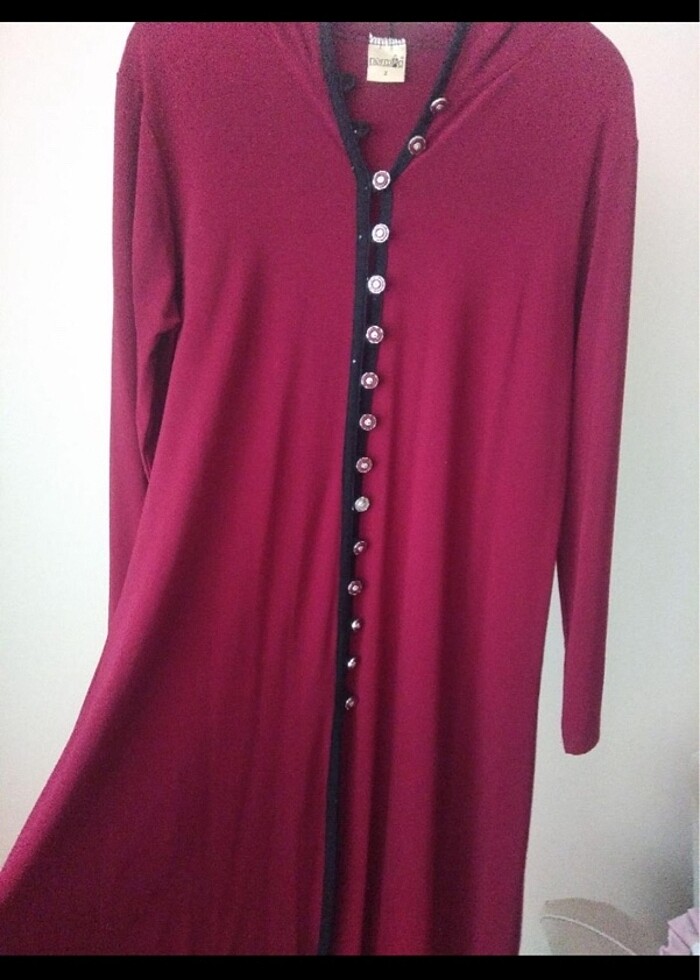 Tesettür uzun ceket - Görsel 2