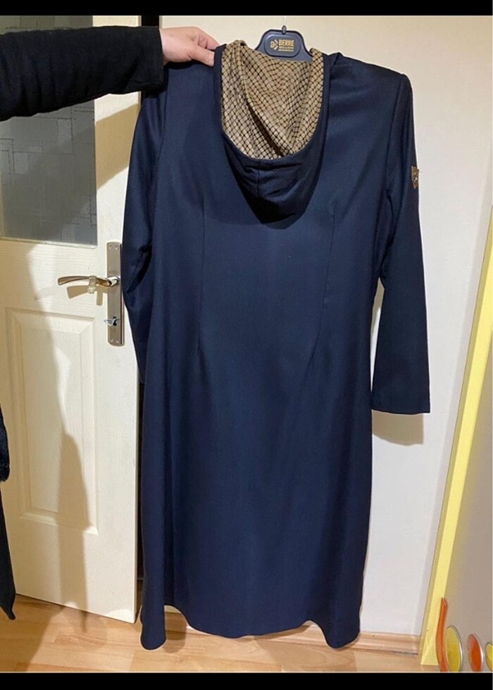 Tesettür uzun ceket - Görsel 2