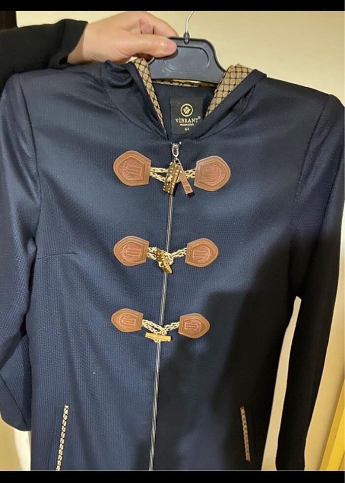 Tesettür uzun ceket - Görsel 3