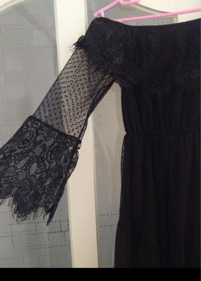 Siyah elbise - Görsel 3