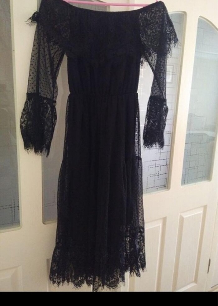 Siyah elbise - Görsel 4