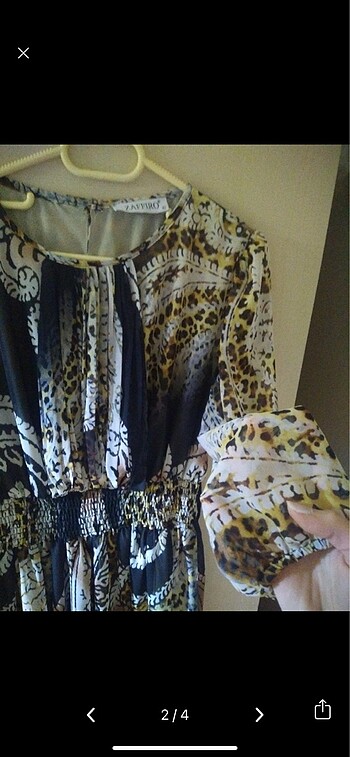 Kadın şifon elbise - Görsel 2