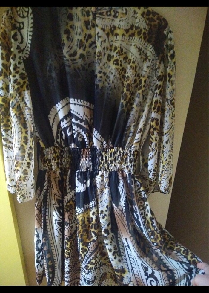 Kadın şifon elbise - Görsel 3