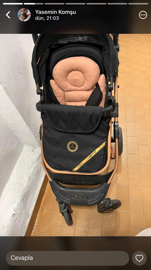 Baby Home 940 Corso Siyah Bebek Arabası - Görsel 2