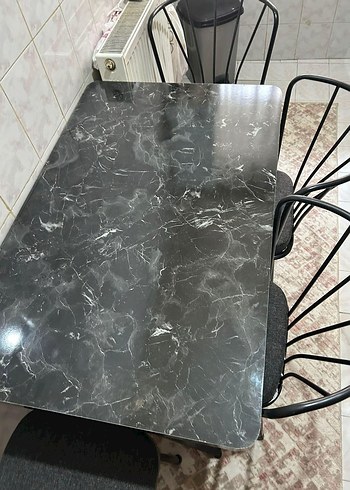 Beden Renk 4 SANDALYELİ YEMEK MASA SANDALYE TAKIMI