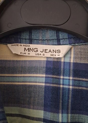 Mavi Ekose Uzun Kollu Gömlek - Görsel 2