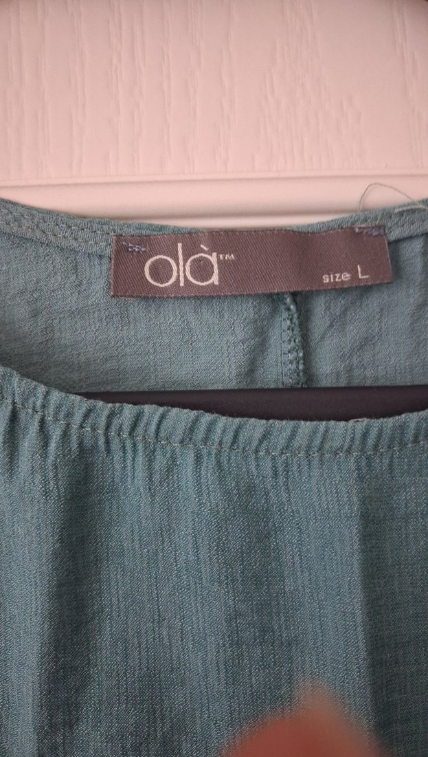 Turkuaz  Salaş Uzun Elbise - Görsel 2