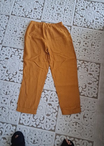 Kadın hardal Havuç model pantalon - Görsel 6