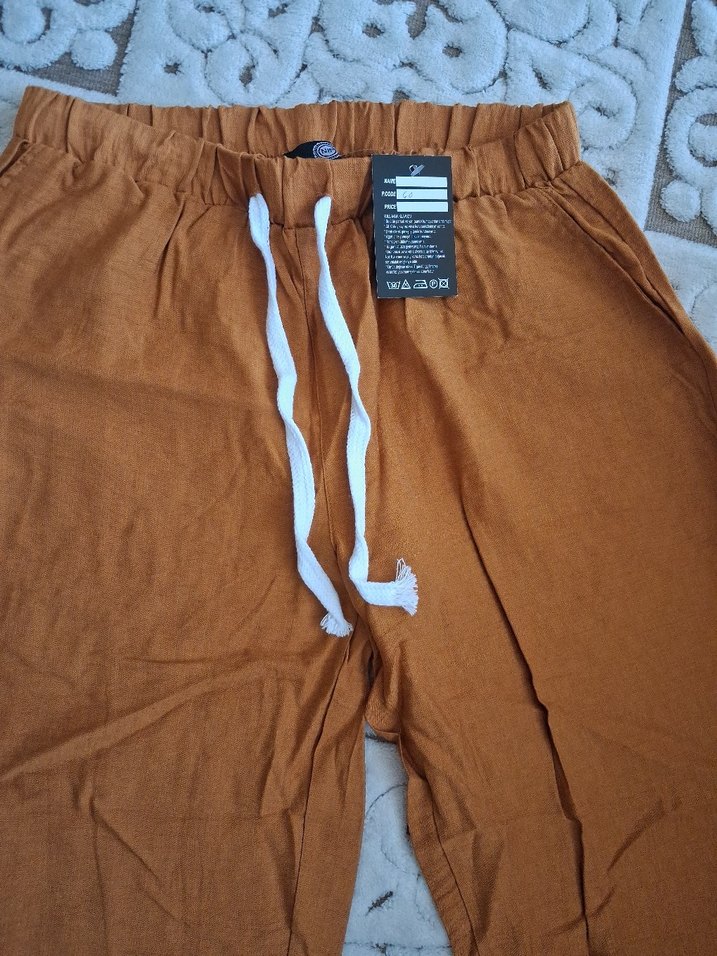 Kadın hardal Havuç model pantalon - Görsel 2