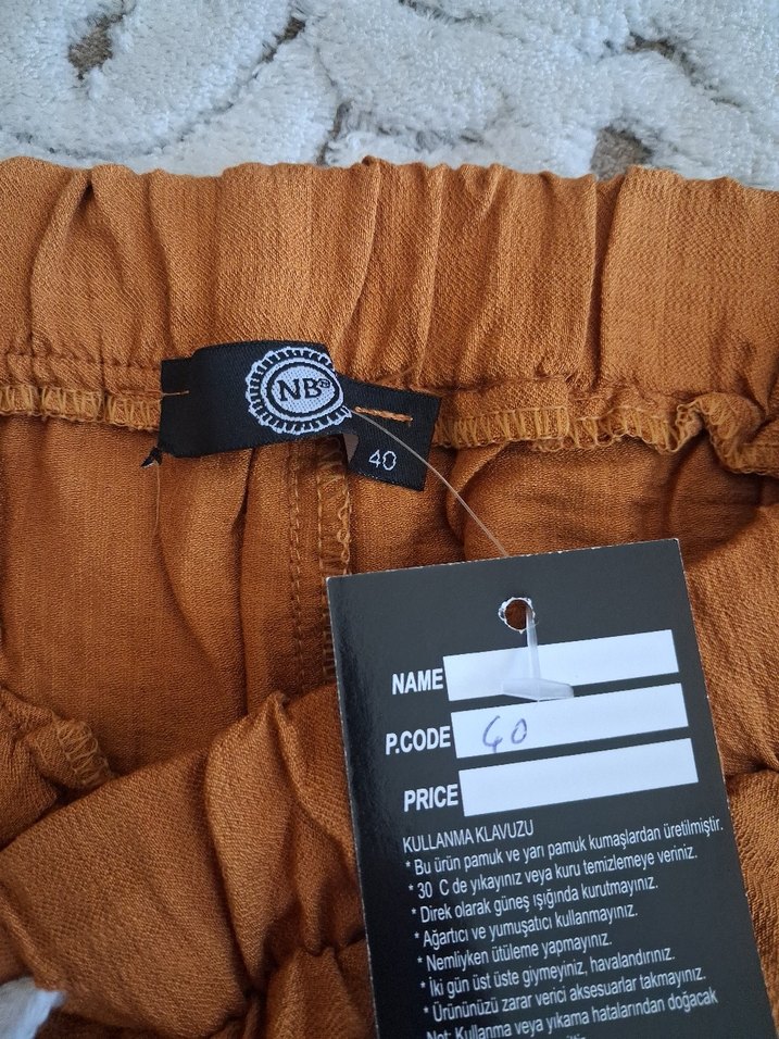 Kadın hardal Havuç model pantalon - Görsel 3