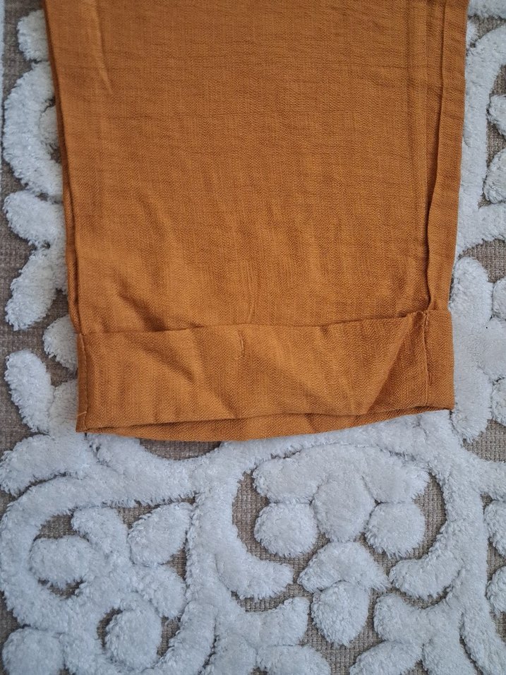 Kadın hardal Havuç model pantalon - Görsel 5