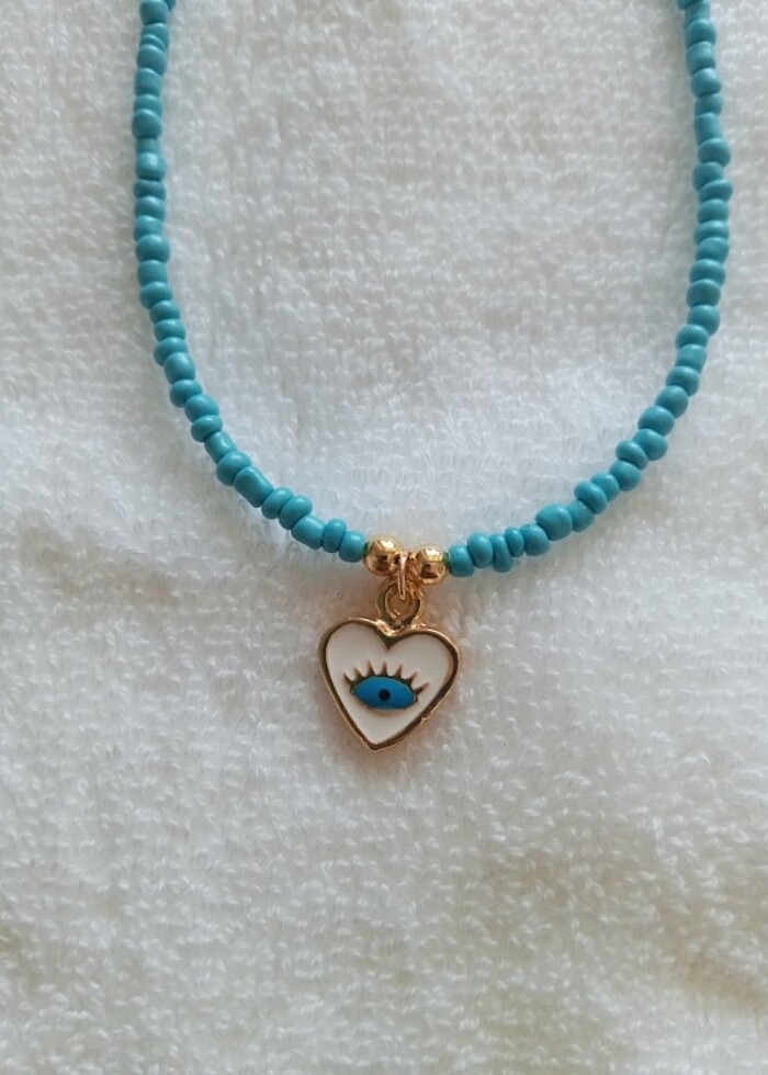 Kalp detaylı kolye - Görsel 2