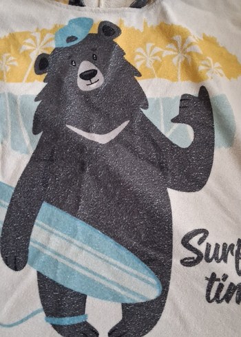 Kapüşonlu Erkek Çocuk plaj havlusu - Görsel 2