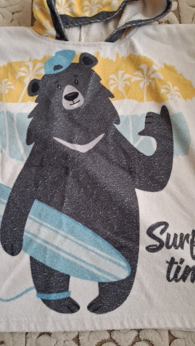 Kapüşonlu Erkek Çocuk plaj havlusu - Görsel 2