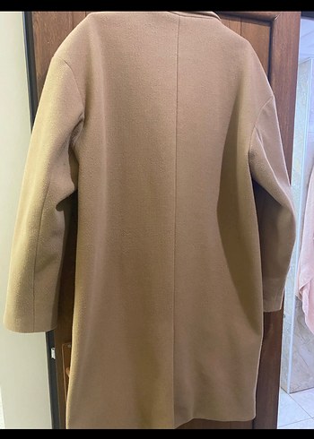 Zara Bej Çift Düğmeli Kaban - Görsel 2