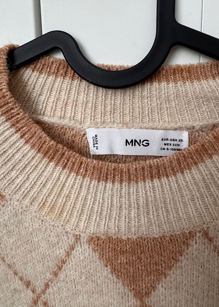 Mango baklava desenli kazak - Görsel 2