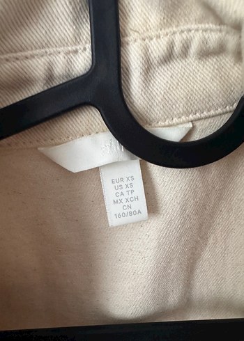 H&M H&M Düğmeli Bej denim Midi Yelek