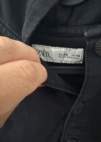 Erkek Çocuk Siyah Denim Ceket - Görsel 2