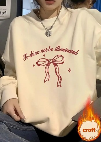 Oversize Kadın Sweatshirt