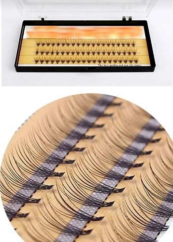 12mm Gerçek Kıl Takma Kirpik - Nesura - Görsel 2