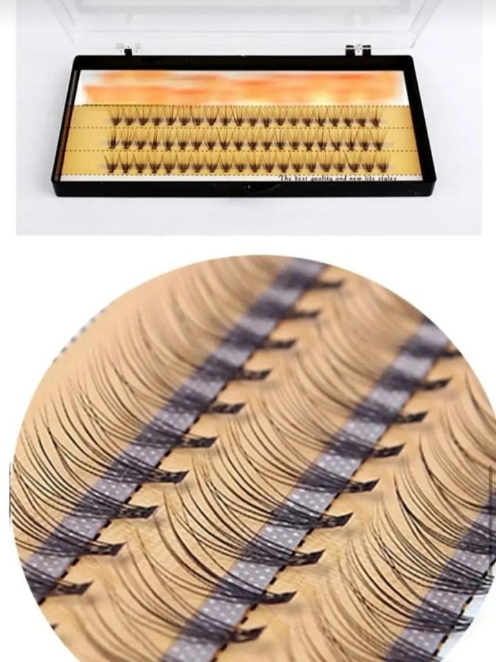 12mm Gerçek Kıl Takma Kirpik - Nesura - Görsel 2