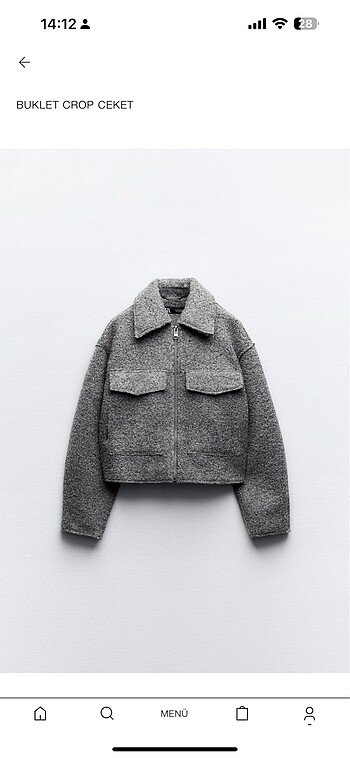 Zara Marka Bukle Ceket