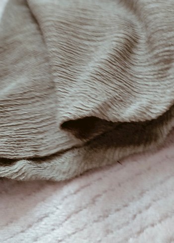 Bej Pilili Midi Kadın Etek - Görsel 2