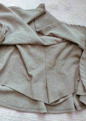 Bej Pilili Midi Kadın Etek - Görsel 5