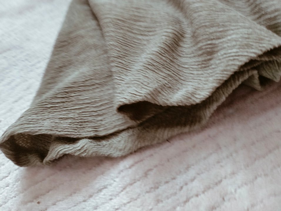 Bej Pilili Midi Kadın Etek - Görsel 2