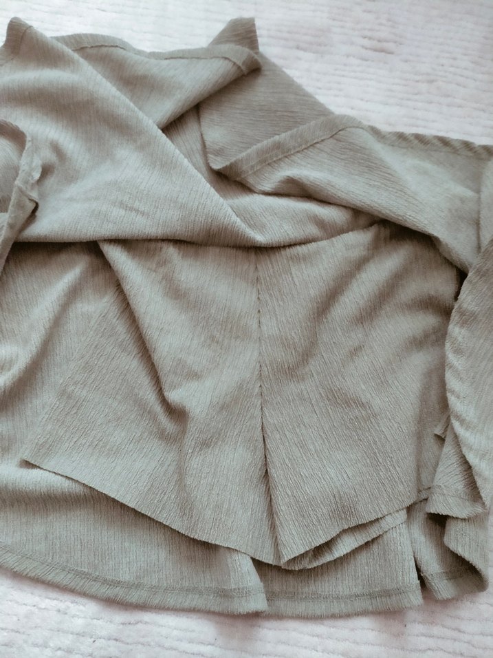 Bej Pilili Midi Kadın Etek - Görsel 5