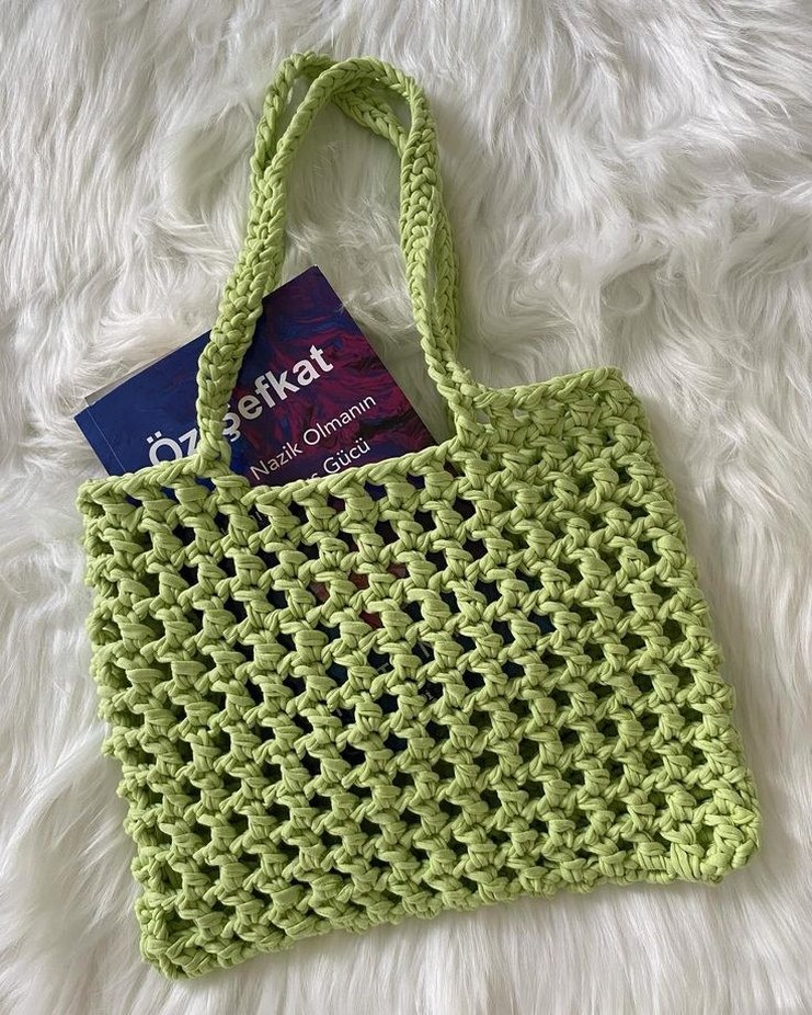 Örgü Kadın Çanta - Görsel 3
