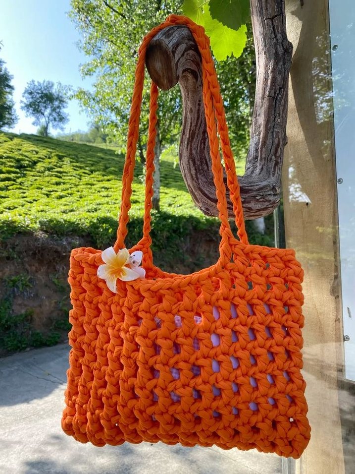 Örgü Kadın Çanta - Görsel 5