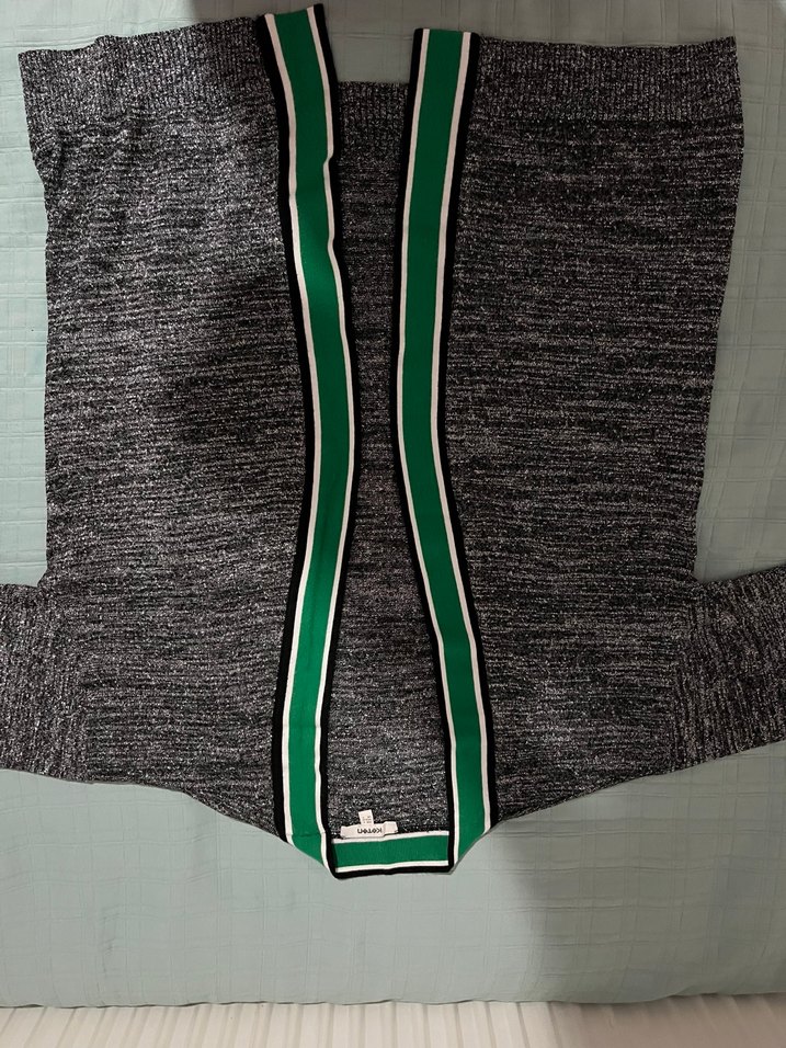 Yeşil Kadın Sweatshirt, Uzun Kollu, Velcro - Görsel 2