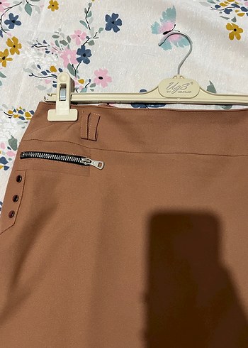 Kadın Kahverengi Uzun Etek - Görsel 2