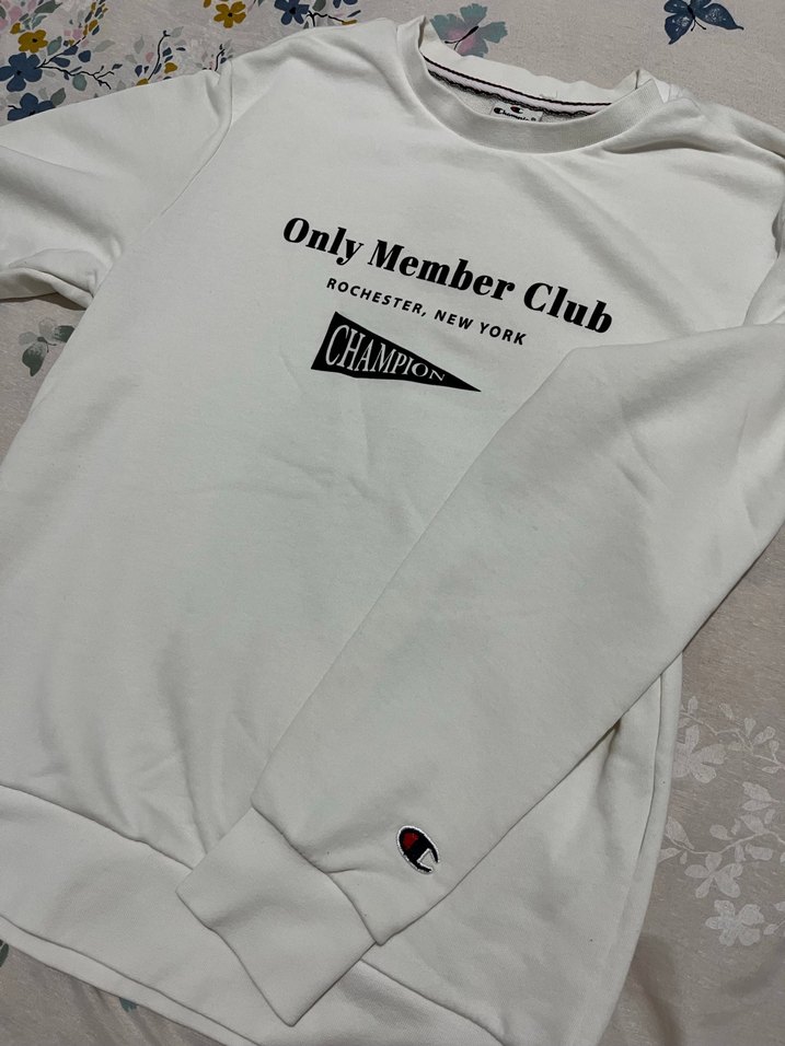 Beyaz Baskılı Kısa Kollu Erkek Sweatshirt - Görsel 3