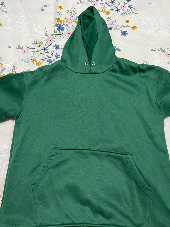 Düğmeli Yeşil Kadın Sweatshirt - Görsel 4